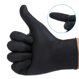 Textured Fingertips Heavy Nitrile Gloves