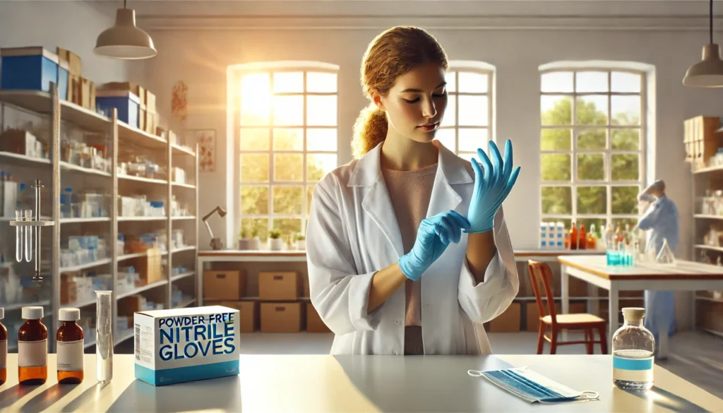 latex-free nitrile gloves