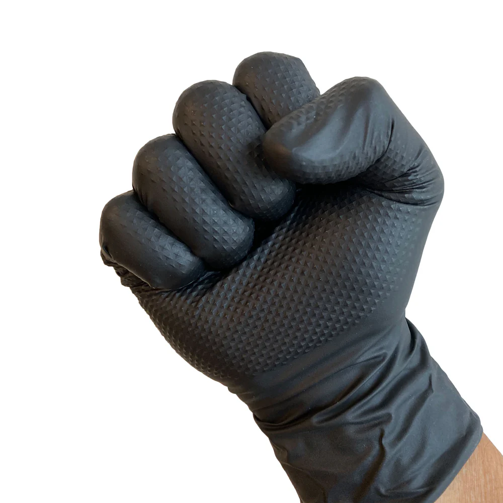 Diamond Textured Nitrile Gloves