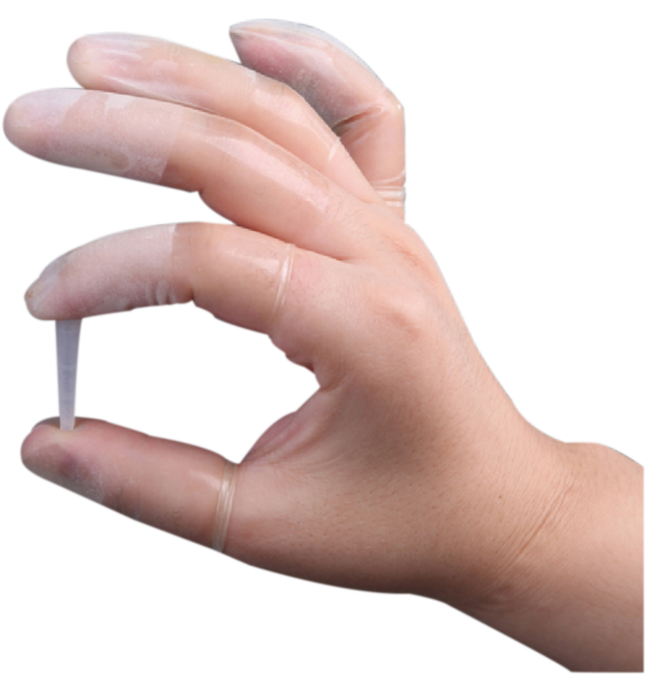 Finger cots latex with textured fingertips
